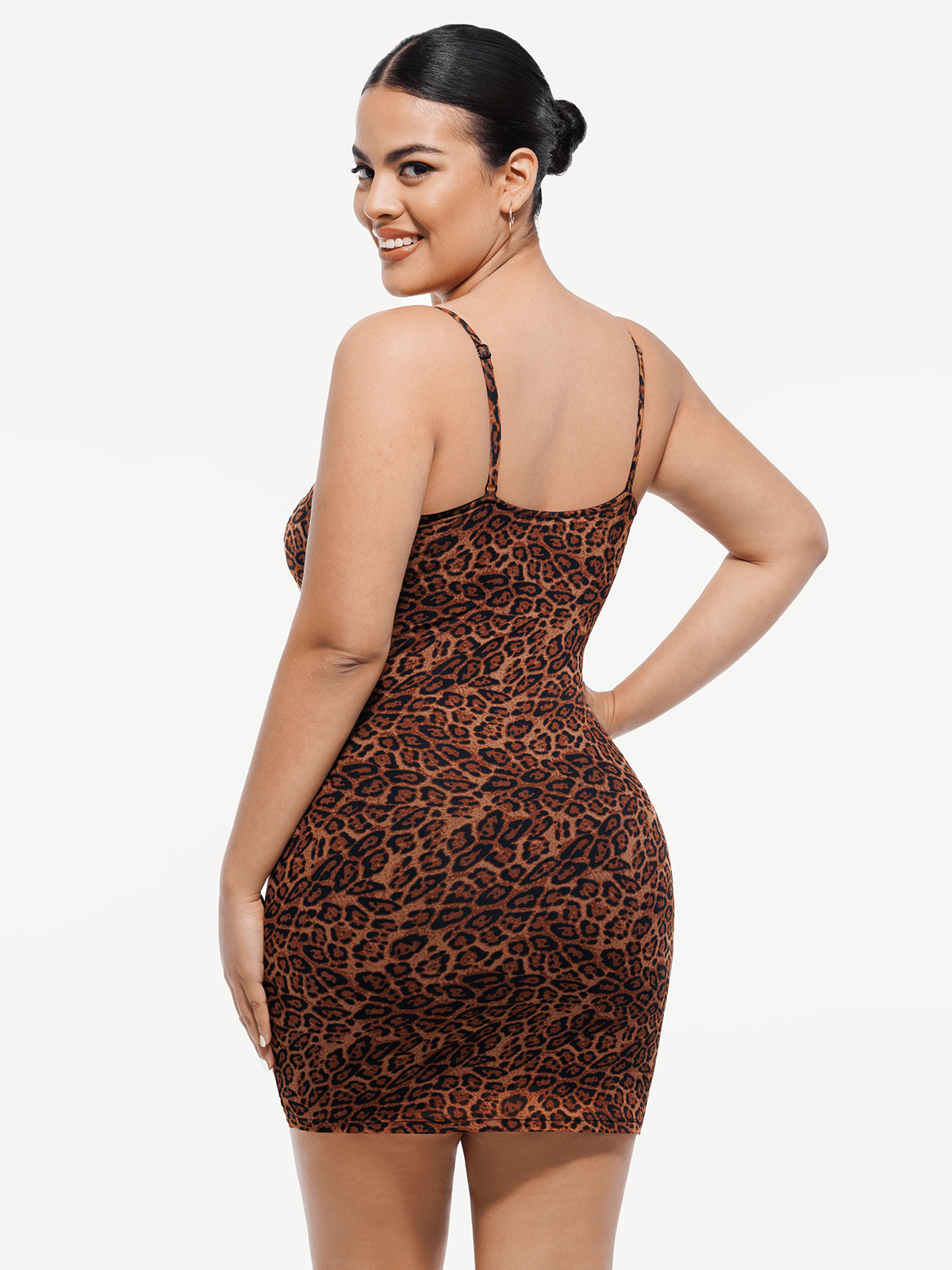 Shapewear Mesh Tummy Control Adjustable Strap Slip Dress