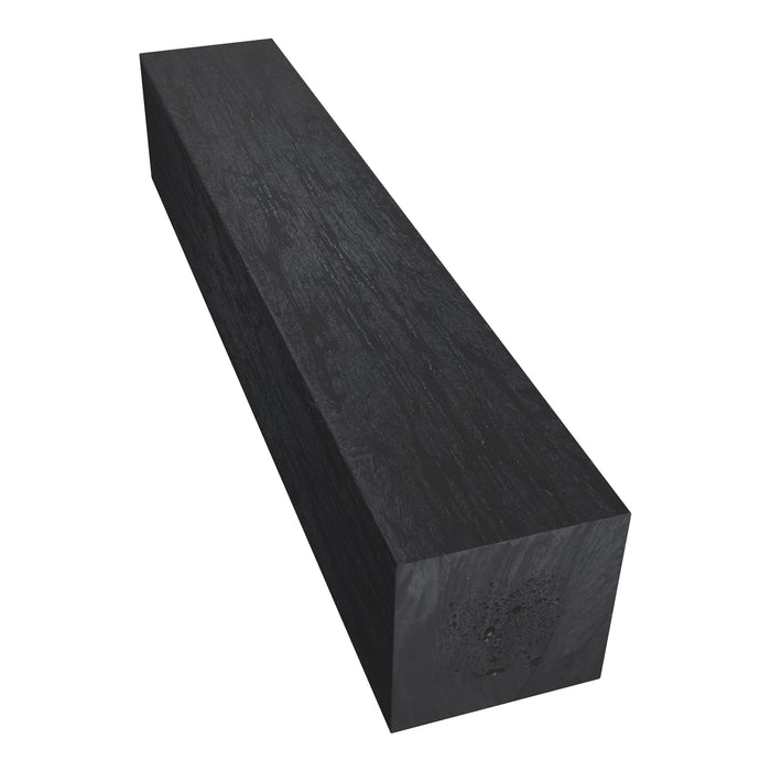 NeoTimber Composite Decking Recycled Plastic Deck Post – Black – Angled Close Up