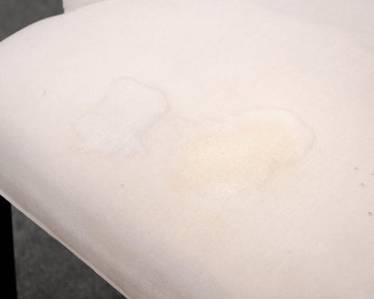 Restoration Hardware White Velvet Tufted Accent Chair