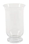Round Clear Glass Trumpet Vase 18cm 27.95-Renaissance Design Studio
