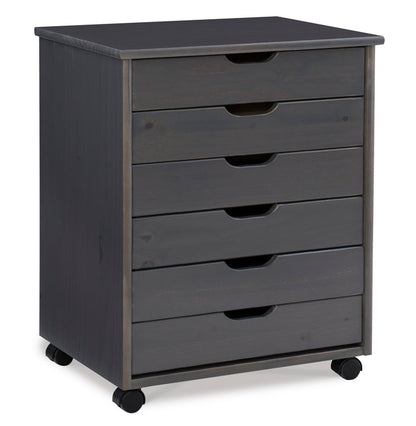Gray / 6-Drawer Wide Cart