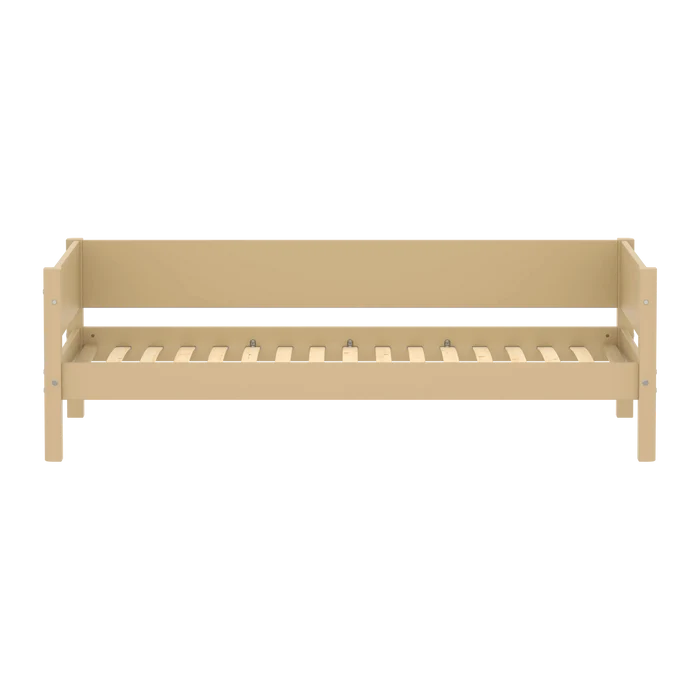 Single Bed with Safety Rail, 90x200 cm, Sand SINGLE_BED 200 flexa-com.myshopify.com