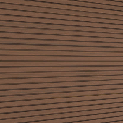 NeoTimber Slatted Composite Cladding Board – Teak – Surface Texture Detail