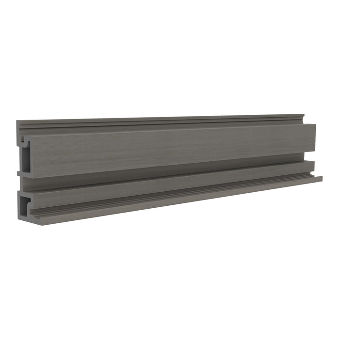 NeoTimber Slatted Composite Cladding Internal Corner Trim – Antique– Angled Close Up