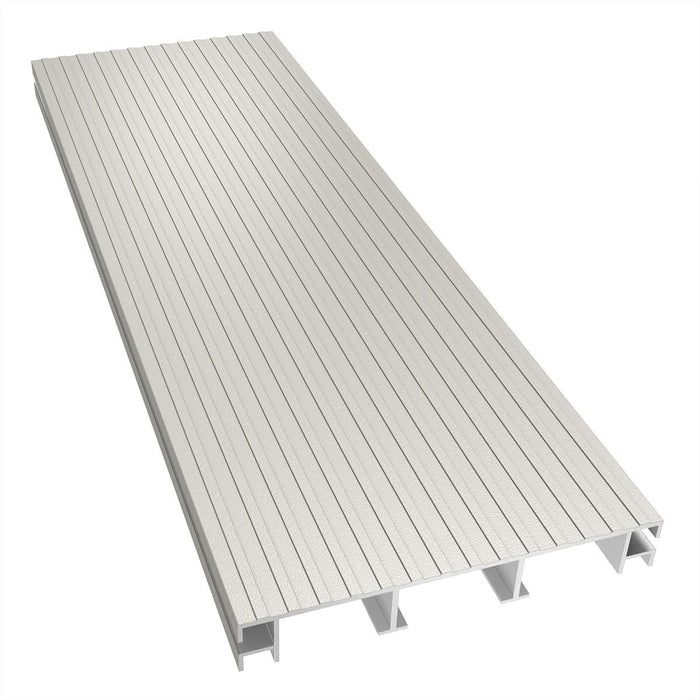 NeoTimber Solid Colour Aluminium Deck Board - Pebble Grey