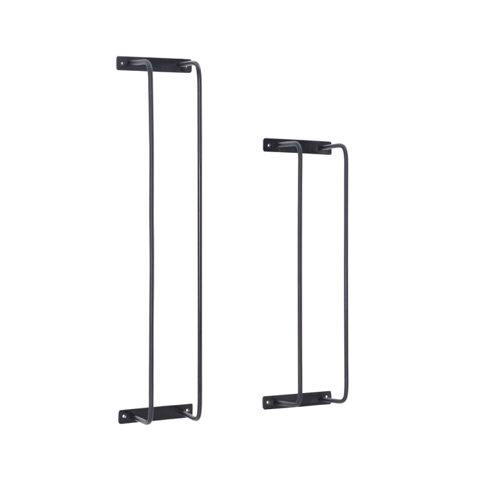 Terry Black Metal Towel (Set of 2)
