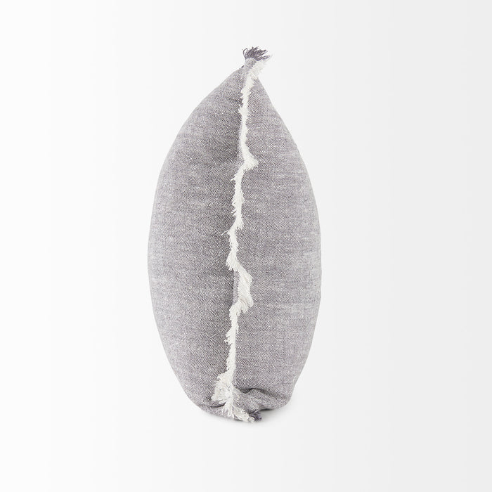 Mercana Thais pillow cover featuring sculptural softness in a creamy tone, showcasing textured fabric and elegant design.