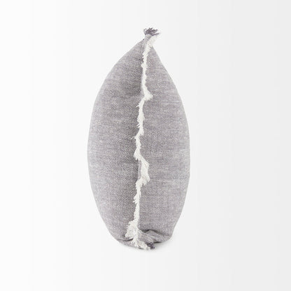Mercana Thais pillow cover featuring sculptural softness in a creamy tone, showcasing textured fabric and elegant design.