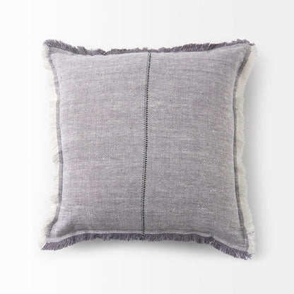 Cream-colored Mercana Thais Pillow Cover with sculptural softness and textured design for decorative throw pillows.