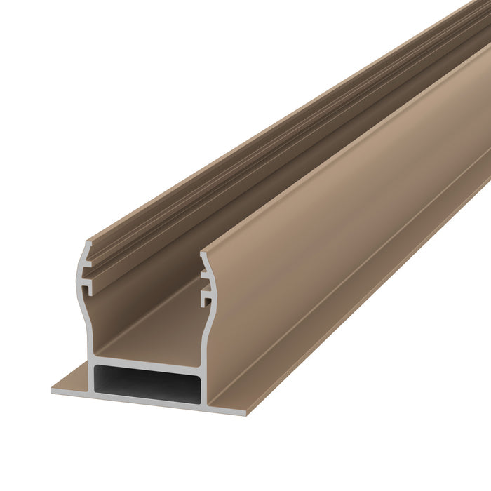 NeoTimber Wooden Fence Post Insert - Oak - Angled Close-Up
