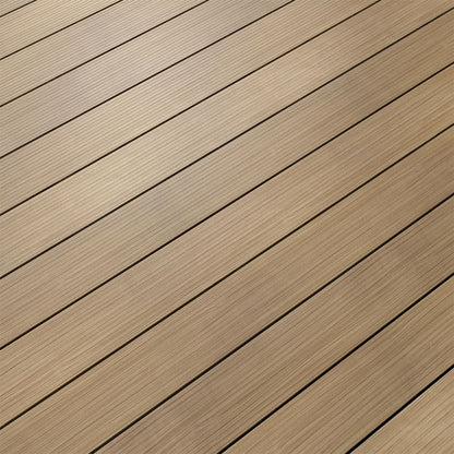 Woodgrain-Effect Aluminium Decking - Oak
