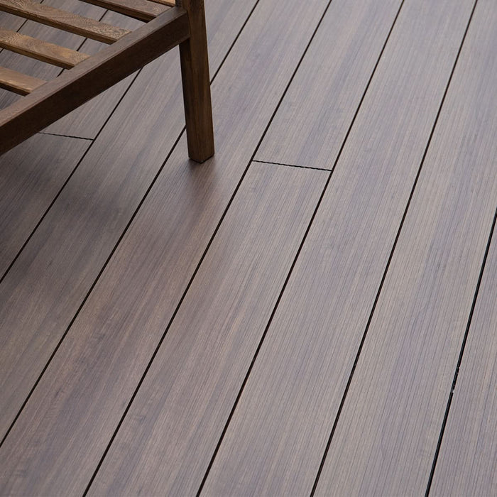 Woodgrain-Effect Aluminium Decking - Walnut